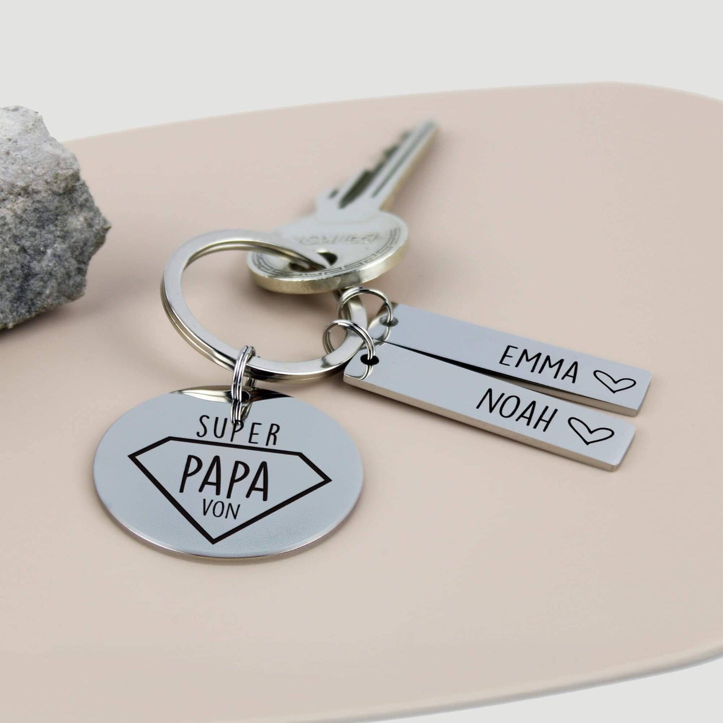 Super Papa - Schlüsselanhänger personalisiert - Create4me